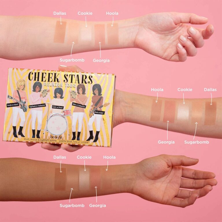 BENEFIT | Cheek Stars Reunion Tour | Highlither, blush, bronzer | Palette Benefit