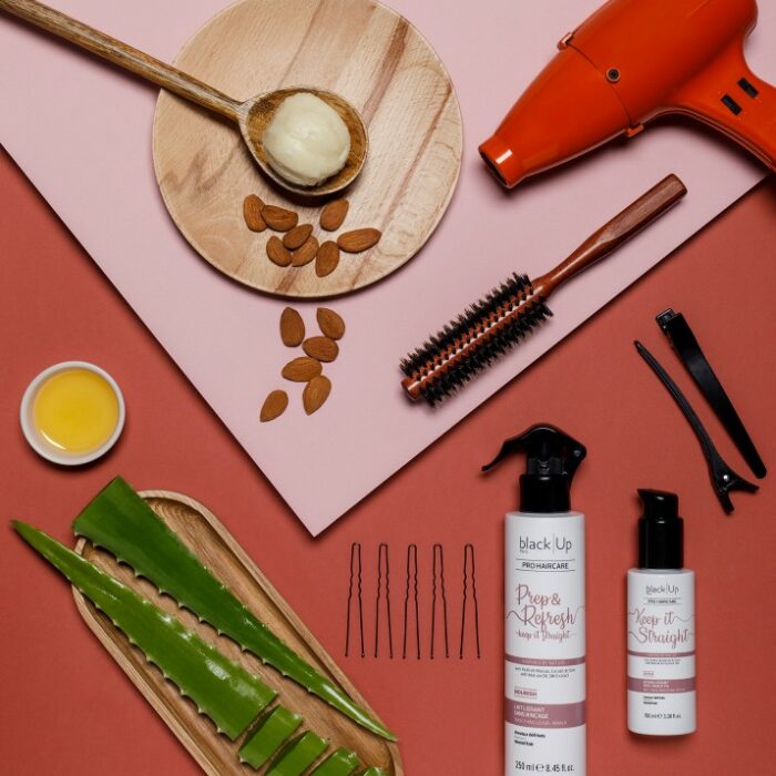BLACKUP | Prep & Refresh Keep it Straight - Lait Lissant Sans Rinçage | Parfumerie MADO Réunion