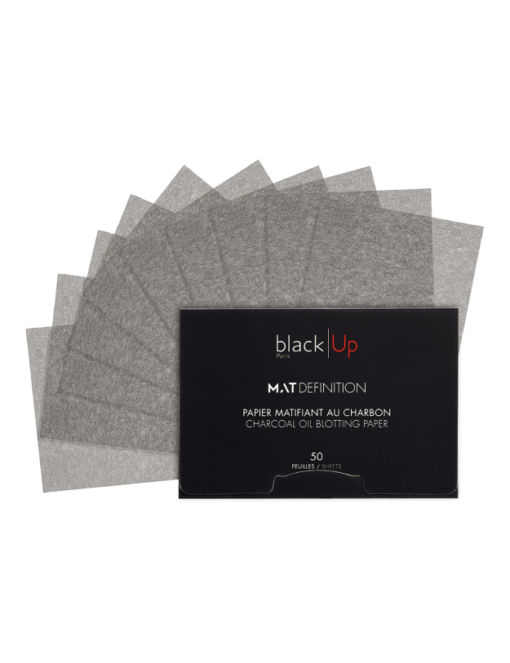 BLACKUP | Papier matifiant au charbon | Parfumerie MADO Réunion
