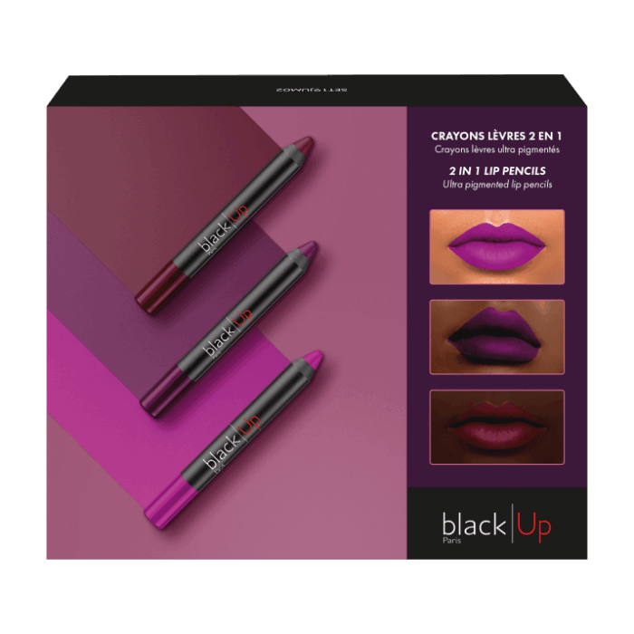 BLACKUP | Set trio jumbo Lèvres | Parfumerie MADO Réunion