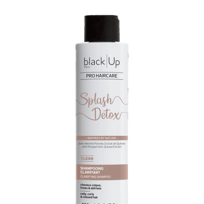 BLACK UP | Splash detox - Shampooing clarifiant | Parfumerie MADO Réunion