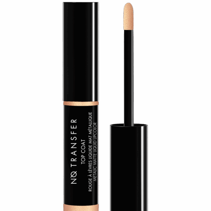 BLACK UP | top coat rouge à lèvres liquide mat métallique | Parfumerie MADO Réunion