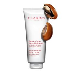 CLARINS I BAUME CORPS SUPER HYDRATANT I IDÉAL POUR PEAU SÈCHE I MADO PARFUMERIE I RÉUNION