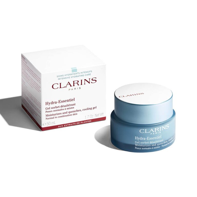 CLARINS I HYDRA-ESSENTIEL I GEL SORBET DÉSALTÉRANT I MADO PARFUMERIE RÉUNION