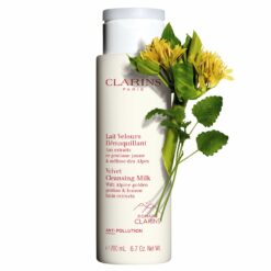 CLARINS I LAIT VELOURS DÉMAQUILLANT I NETTOIE I SANS IRRITER I MADO PARFUMERIE RÉUNION