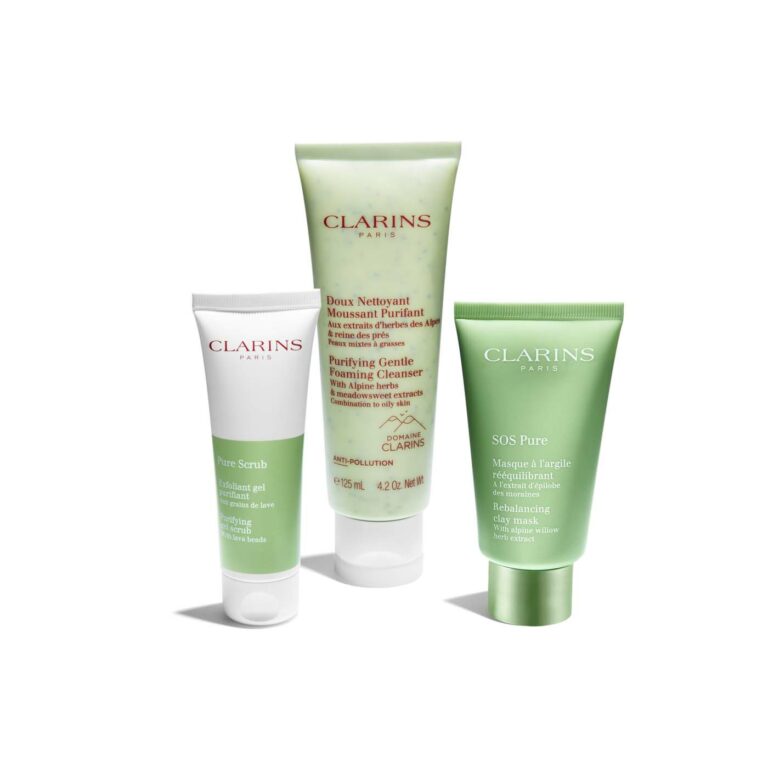 CLARINS I DOUX NETTOYANT MOUSSANT PURIFIANT I PEAU MIXTE ET GRACE I MADO PARFUMERIE RÉUNION