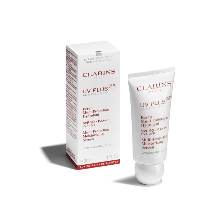 CLARINS I UV PLUS I ANTI-POLLUTION NEUTRE I VISAGE I PROTECTION SOLAIRE I MADO PARFUMERIE RÉUNION