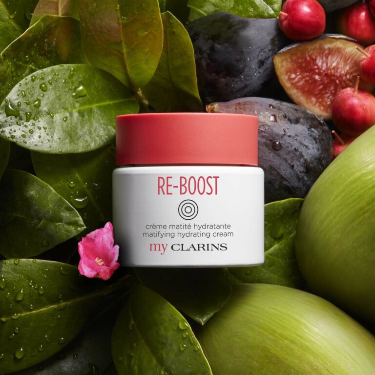 CLARINS | RE-BOOST | CREME MATITE HYDRATANTE | SOIN DE JOUR | VISAGE | MADO PARFUMERIE REUNION