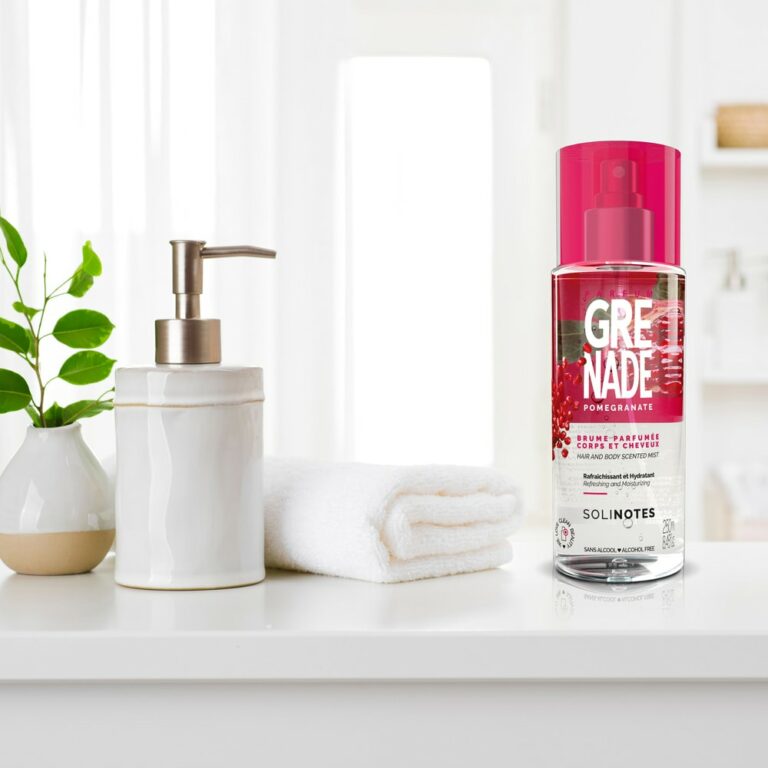 SOLINOTES | BRUME PARFUMEE GRENADE | FRAGANCE POUR CHEVEUX ET CORPS | MADO PARFUMERIE REUNION