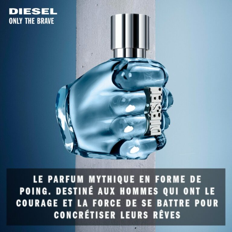 DIESEL | Only the brave | EDT Homme | Parfumerie MADO Réunion