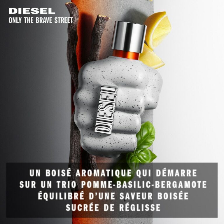 DIESEL | Only the Brave Street | EDP Homme | Parfumerie MADO Réunion