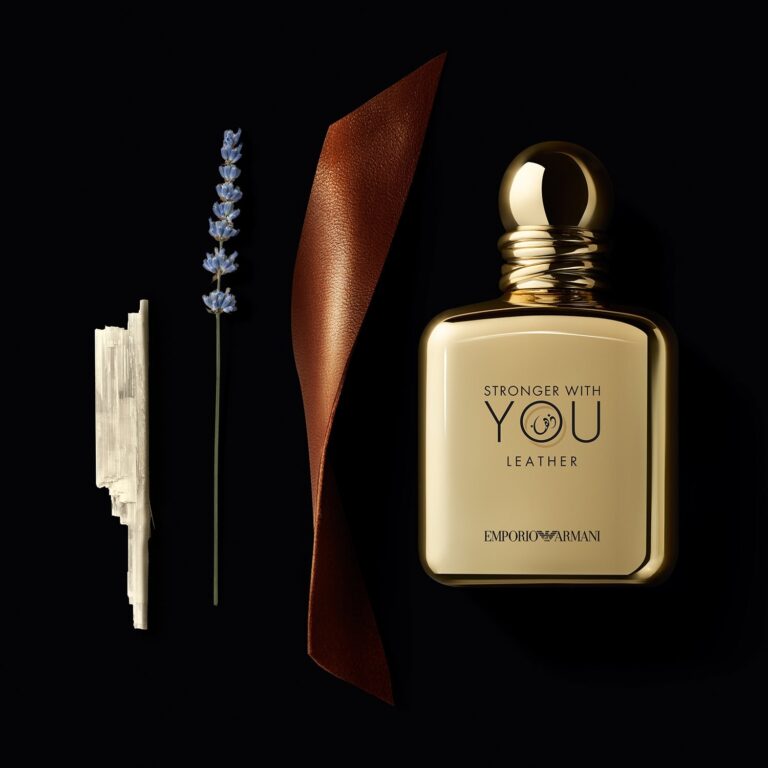 ARMANI | Stronger with you Leather | EDP Homme | Parfumerie MADO Réunion
