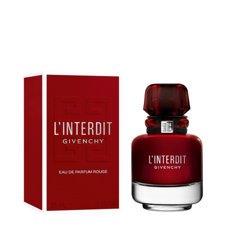 GIVENCHY | L'INTERDIT EAU DE PARFUM ROUGE | NOUVEAUTÉ | UNE FLEUR CHARNELLE ENFLAMMÉE | MADO PARFUMERIE RÉUNION
