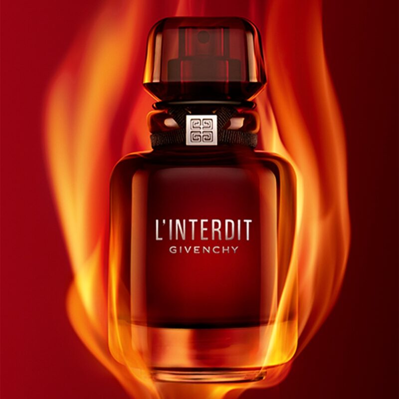 GIVENCHY | L'INTERDIT EAU DE PARFUM ROUGE | NOUVEAUTÉ | UNE FLEUR CHARNELLE ENFLAMMÉE | MADO PARFUMERIE RÉUNION