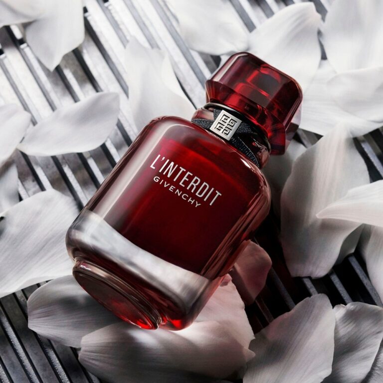 GIVENCHY | L'INTERDIT EAU DE PARFUM ROUGE | NOUVEAUTÉ | UNE FLEUR CHARNELLE ENFLAMMÉE | MADO PARFUMERIE RÉUNION