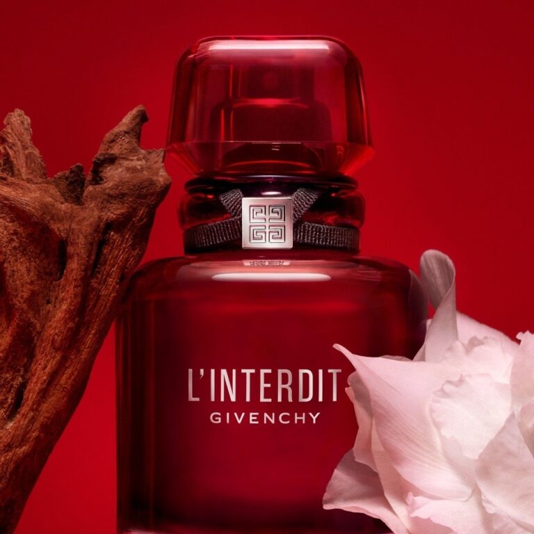 GIVENCHY | L'INTERDIT EAU DE PARFUM ROUGE | NOUVEAUTÉ | UNE FLEUR CHARNELLE ENFLAMMÉE | MADO PARFUMERIE RÉUNION