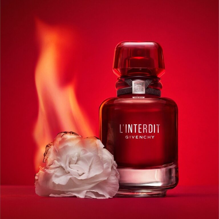 GIVENCHY | L'INTERDIT EAU DE PARFUM ROUGE | NOUVEAUTÉ | UNE FLEUR CHARNELLE ENFLAMMÉE | MADO PARFUMERIE RÉUNION