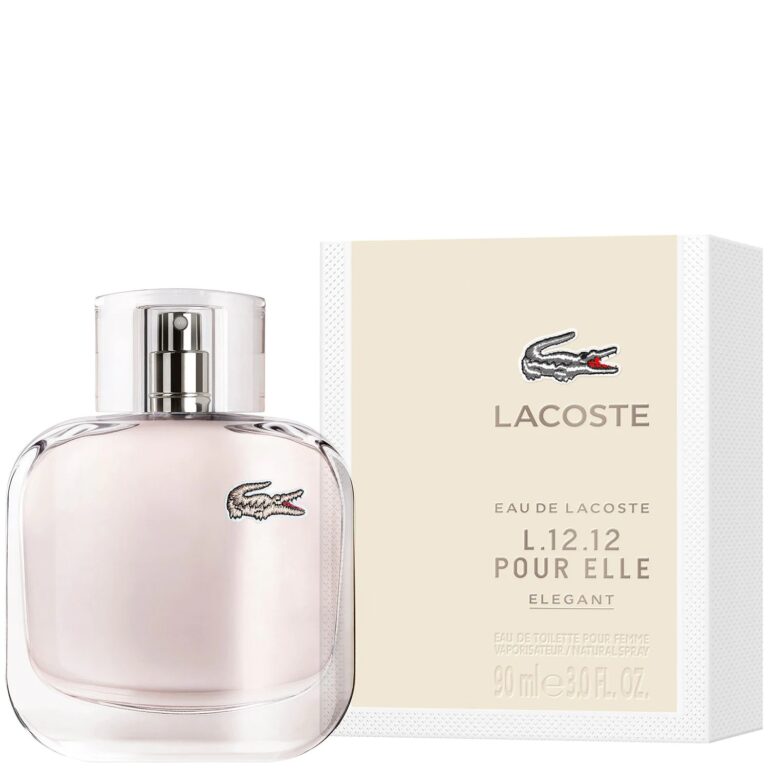 LACOSTE | Eau De Lacoste L.12.12 Pour Elle Elégante EDT | Parfumerie MADO Réunion