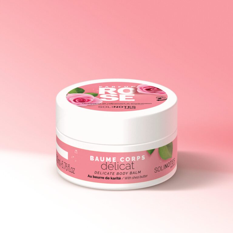 SOLINOTES | BAUME CORPS | ROSE | SOIN CORPS | MADO PARFUMERIE RÉUNION