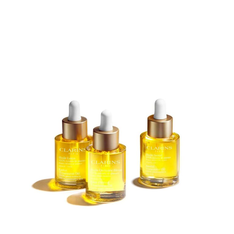 CLARINS | HUILE LOTUS | PEAUX MIXTES OU GRASSES | SOIN VISAGE | MADO PARFUMERIE RÉUNION