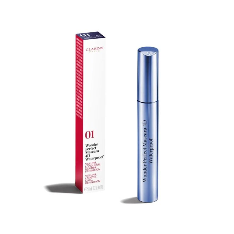 CLARINS | MASCARA | WONDER PERFECT 4D WATERPROOF | BLACK | VOLUME EXTRÊME | MADO PARFUMERIE REUNION