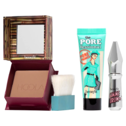 BENEFIT | SET HOOLA SLEIGH BELLS | MIINI POUDRE BRONZANTE | SOURCILS ET BASE DE TEINT | MADO PARFUMERIE RÉUNION