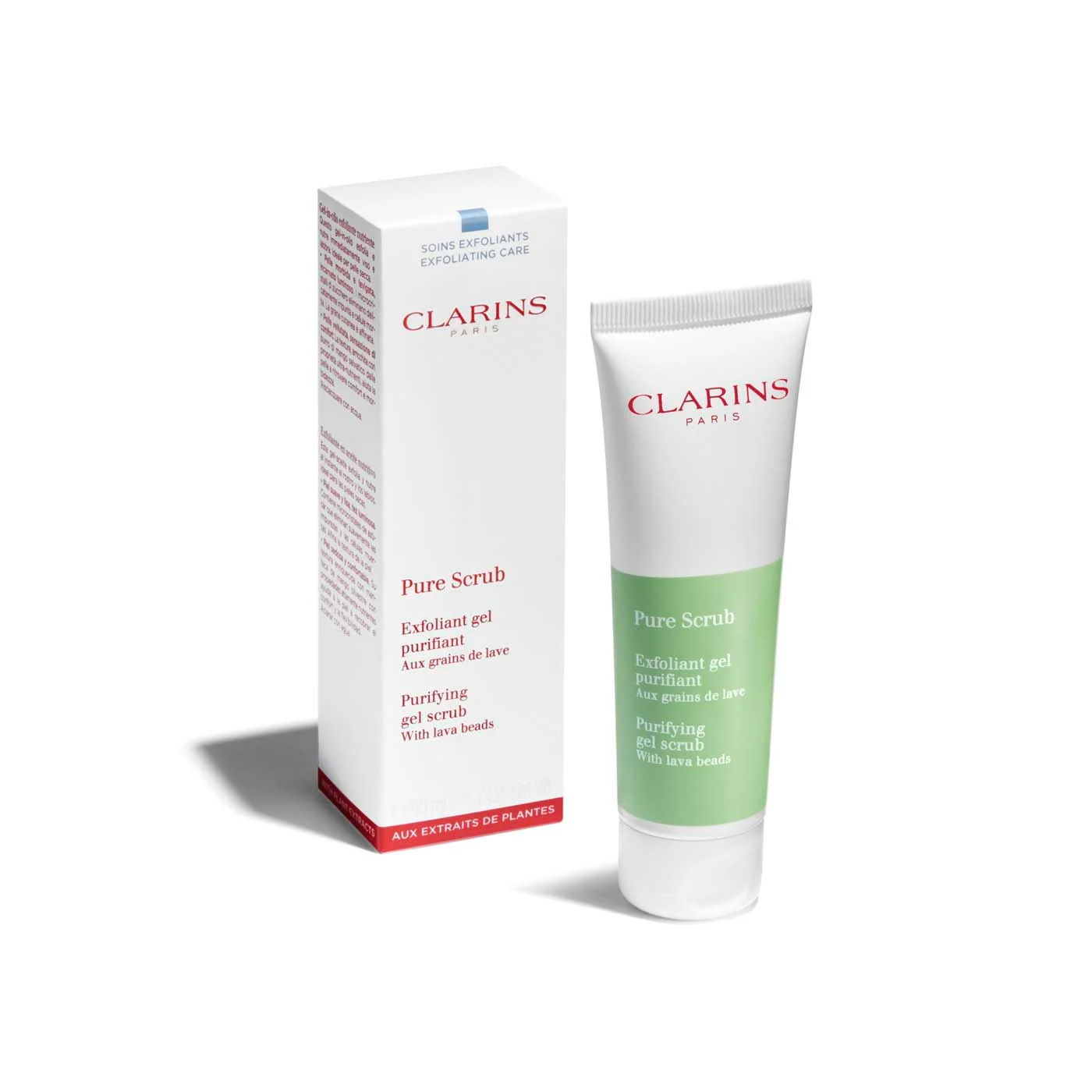CLARINS | PURE SCRUB | EXFOLIANT VISAGE | MADO PARFUMERIE RÉUNION