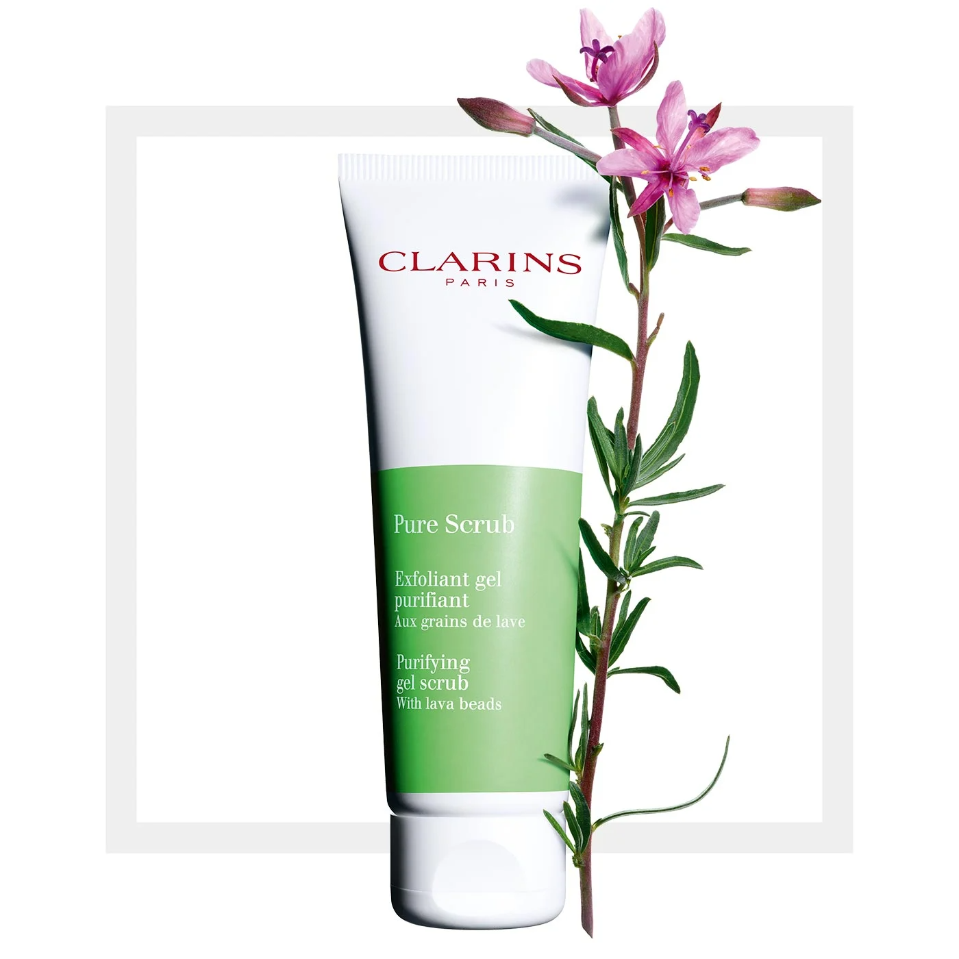 CLARINS | PURE SCRUB | EXFOLIANT VISAGE | MADO PARFUMERIE RÉUNION