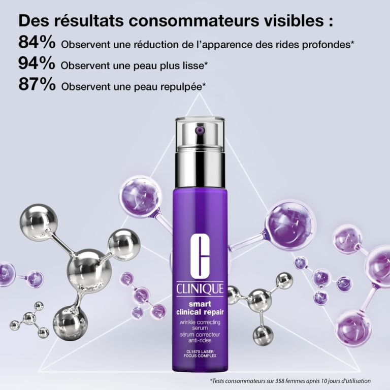 CLINIQUE | Smart Night Clinical | Sérum Correcteur Anti-Age | Parfumerie MADO Réunion