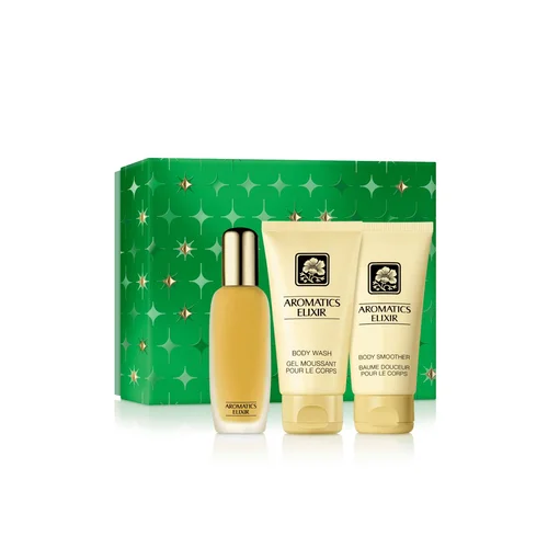 Coffret eau de parfum + baume pour le corps + gel moussant