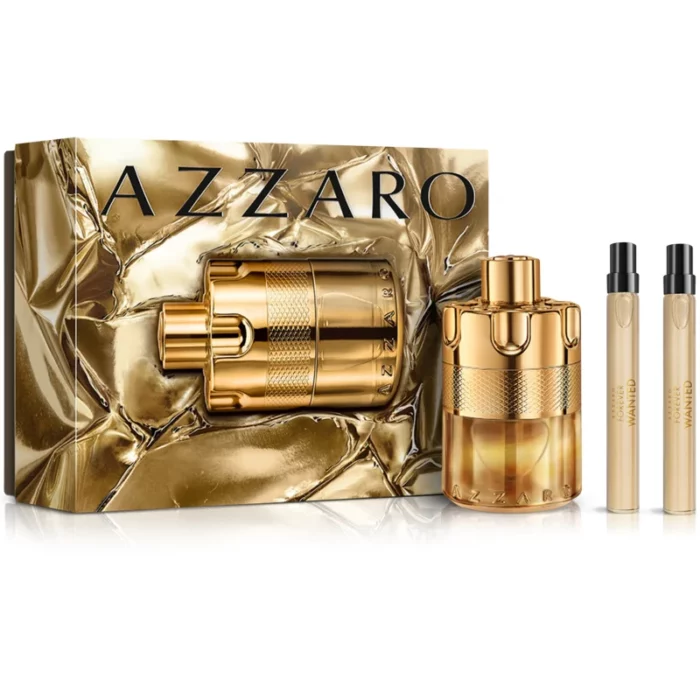 Azzaro Forever Wanted Elixir Gift Coffret Cadeau - Eau de parfum boisée pour homme - 50ml & 10ml