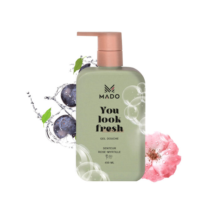 GEL LAVANT CORPS ROSE MYRTILLE