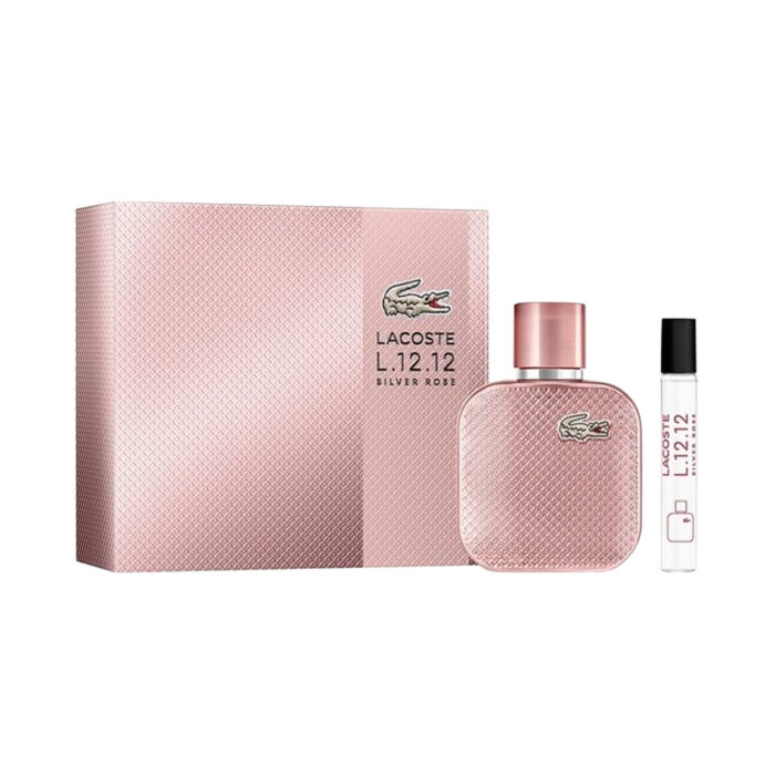 Coffret L.12.12 Silver Rose Eau de Parfum 50 ml + vaporisateur de voyage 7,5 ml