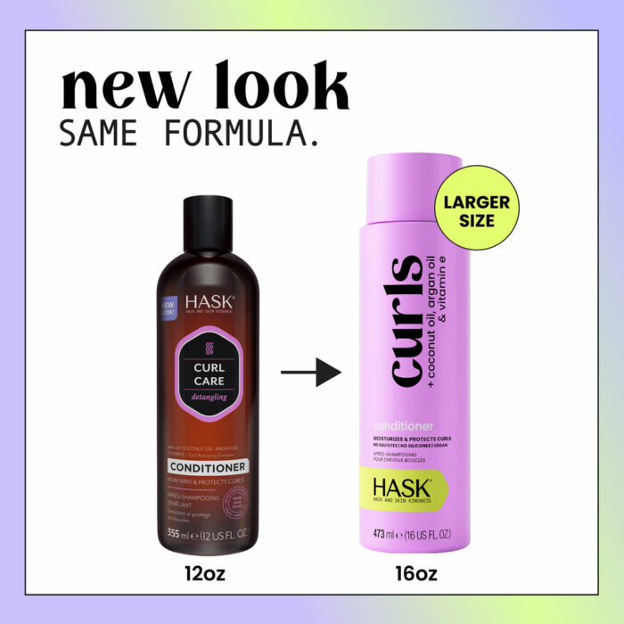 Shampooing Curl Care Hydratant HASK – 355 ml – Image 3