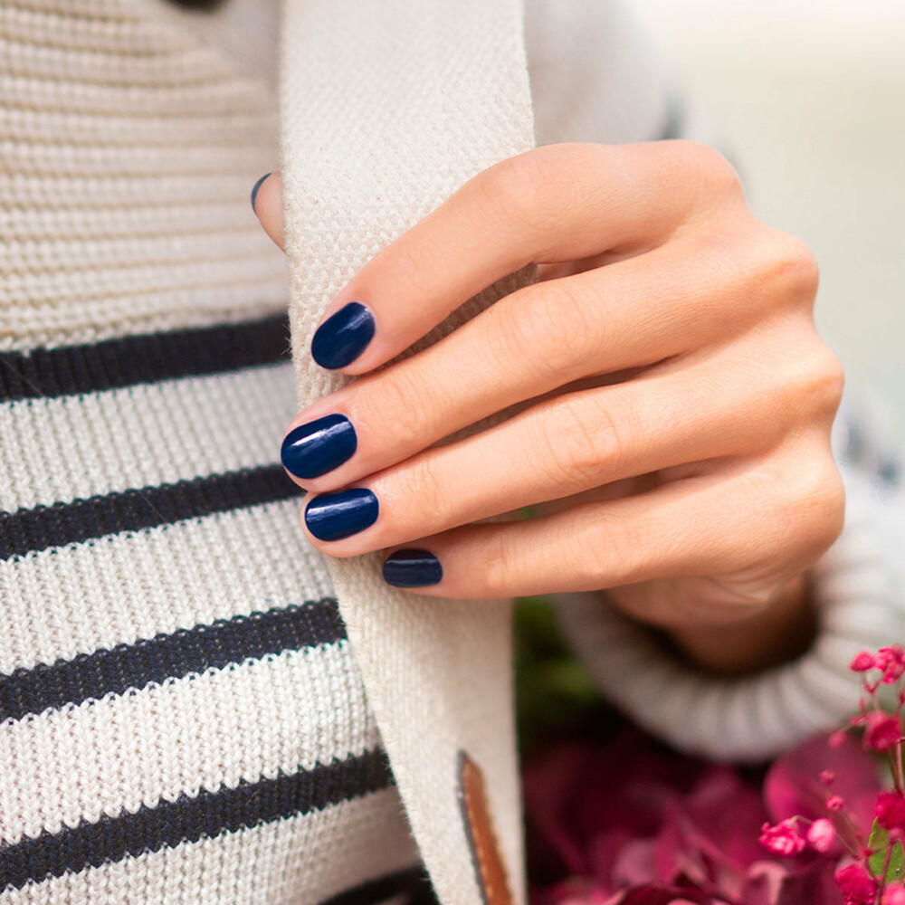 Vernis semi-permanent LED Green Flash™ Navy Blue – Image 2