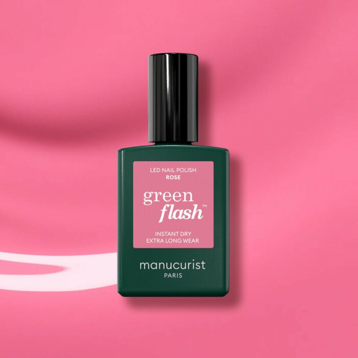 Vernis semi-permanent LED Green Flash™ Rose
