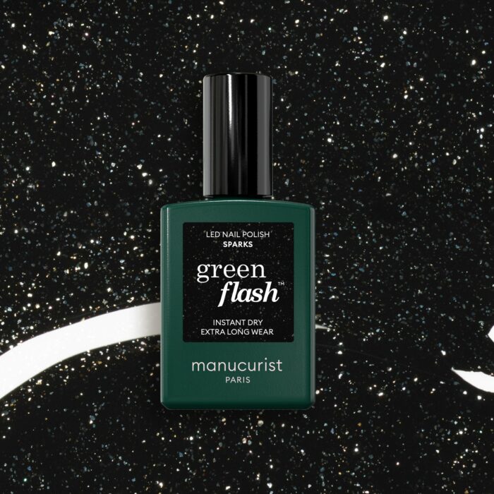 Vernis Green Flash Sparks