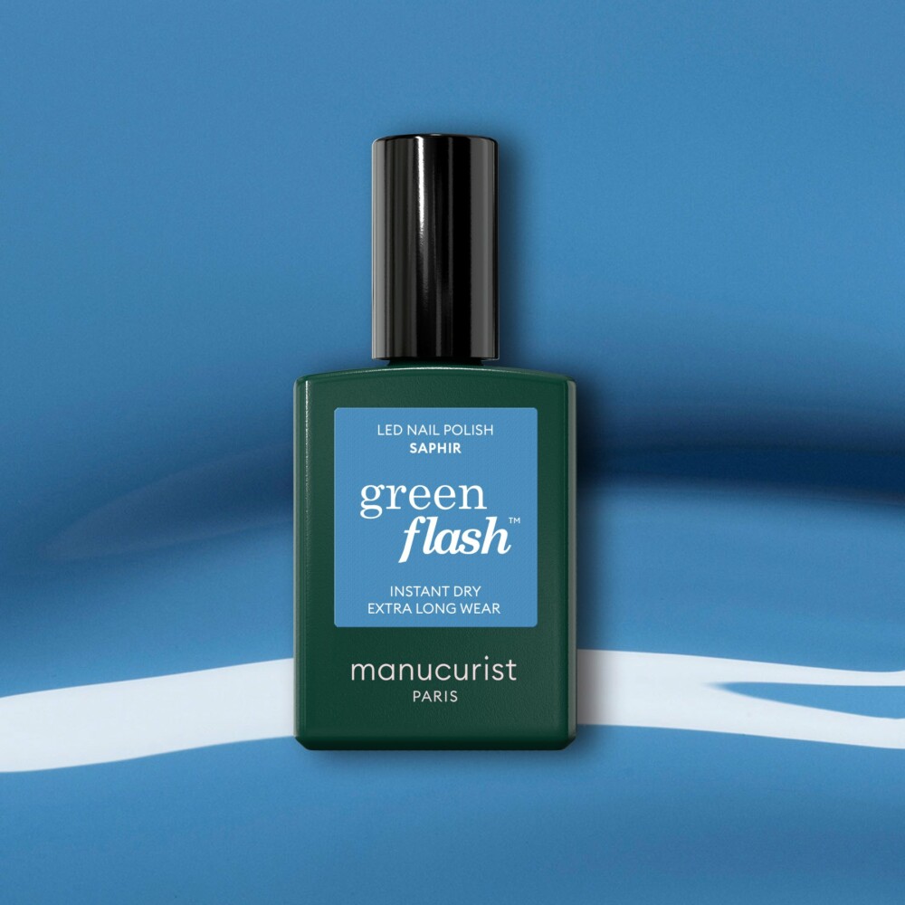 Vernis Green Flash Saphir