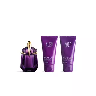 Alien Eau de Parfum Coffret 30 ml + Lait corps 50 ml + Gel douche 50 ml