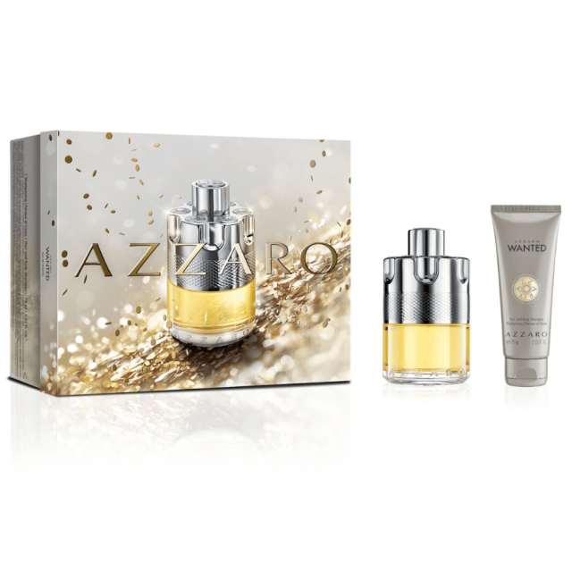 Wanted - Coffret Eau de Toilette 100 ml + vaporisateur 10 ml + shampooing cheveux & corps 75 ml