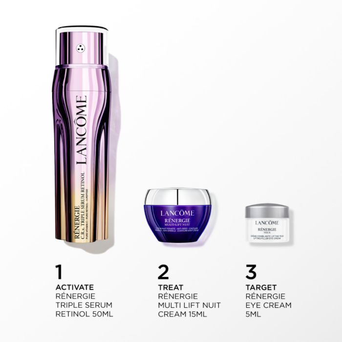 Coffret Rénergie Multi-Lift 50 ml + soin nuit 15 ml + soin yeux 5 ml – Image 2